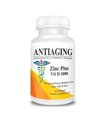 زینک پلاس ویتامین D1000 آنتی ایجینگ